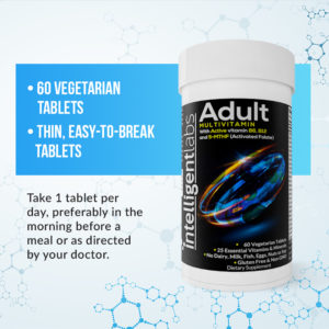 Adult Multivitamin with 25 Essential Vitamins and Minerals